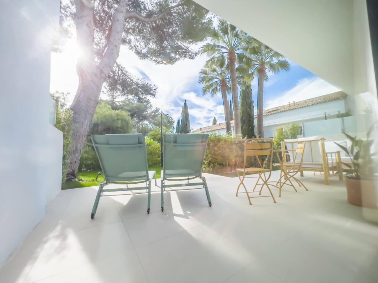 Апартаменты Bajo Con Jardin En La Milla De Oro Марбелья Экстерьер фото